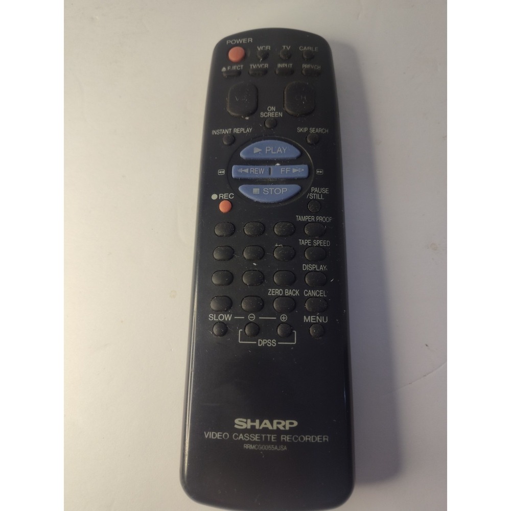 Original SHARP RRMCG0119AJSA Remote Control VHC952U VCH952U VCA552U VCH953U